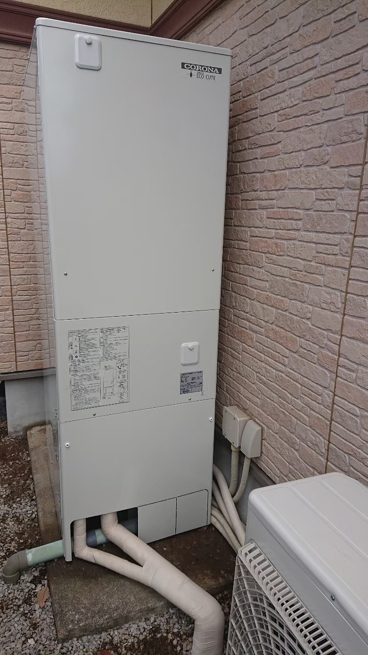 埼玉県比企郡滑川町月の輪エコキュート交換工事Y様